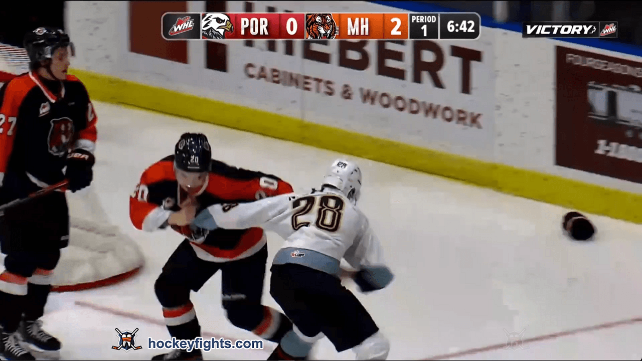 N. Brown (POR) vs. C. Parr (MHT)