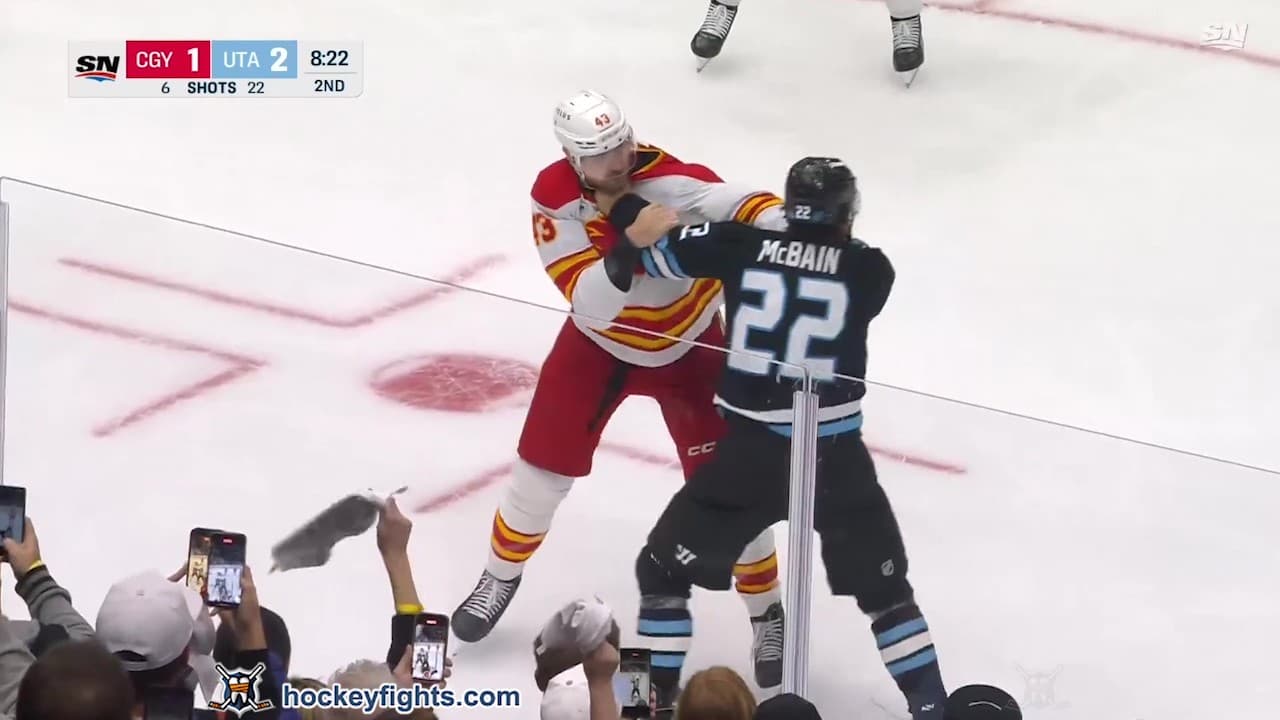 A. Klapka (CGY) vs. J. McBain (UTA)