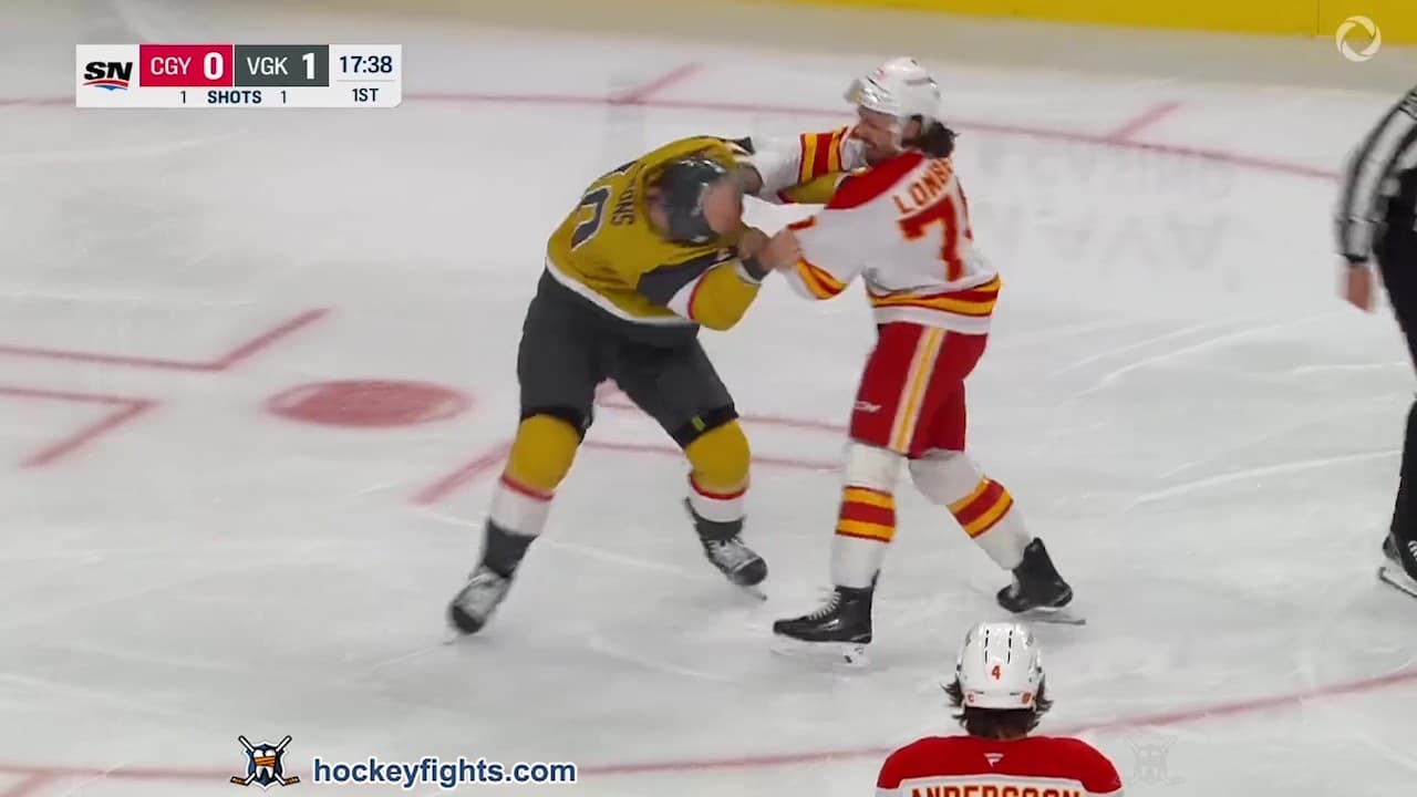 R. Lomberg (CGY) vs. C. Sissons (VGK)