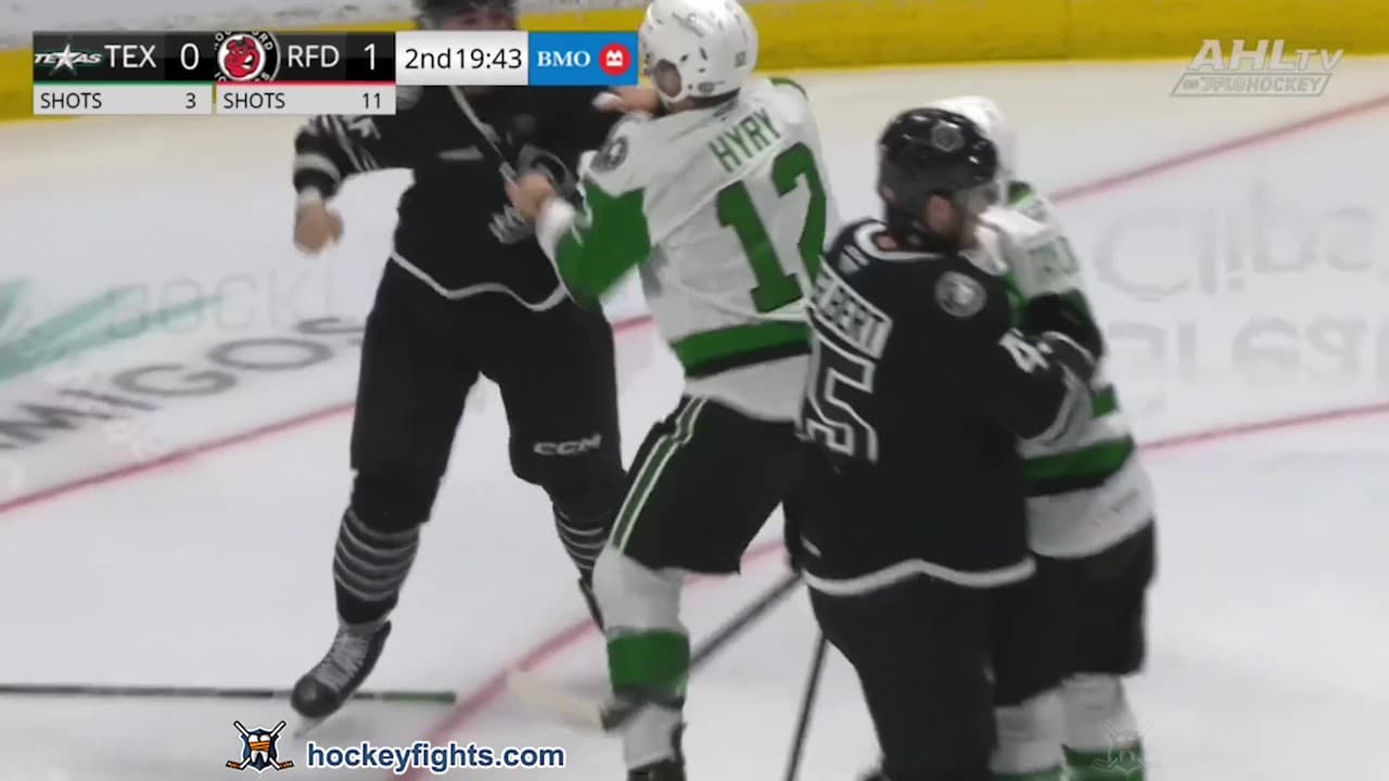 A. Hyry (TXS) vs. D. Boucher (RCK)