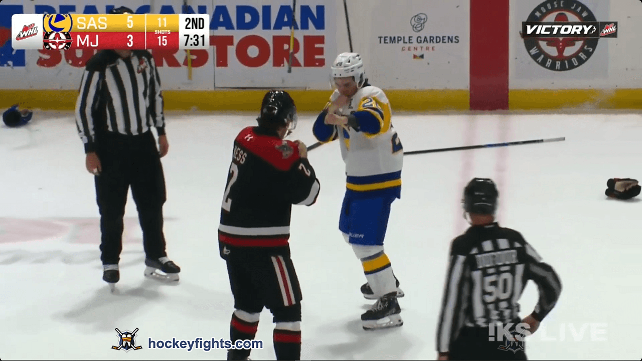 T. Parr (SAS) vs. B. Ness (MJW)