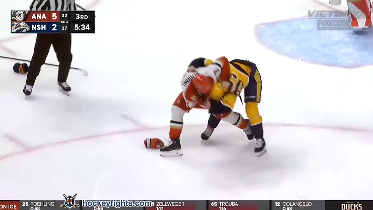 F. Vatrano (ANA) vs. O. Wiesblatt (NSH)