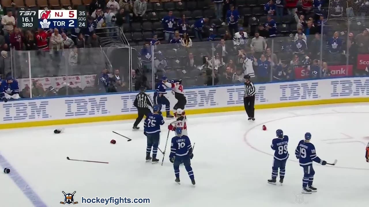 B. Halonen (NJD) vs. S. Benoit (TOR)