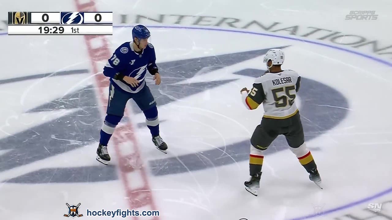 K. Kolesar (VGK) vs. E. Lilleberg (TBL)