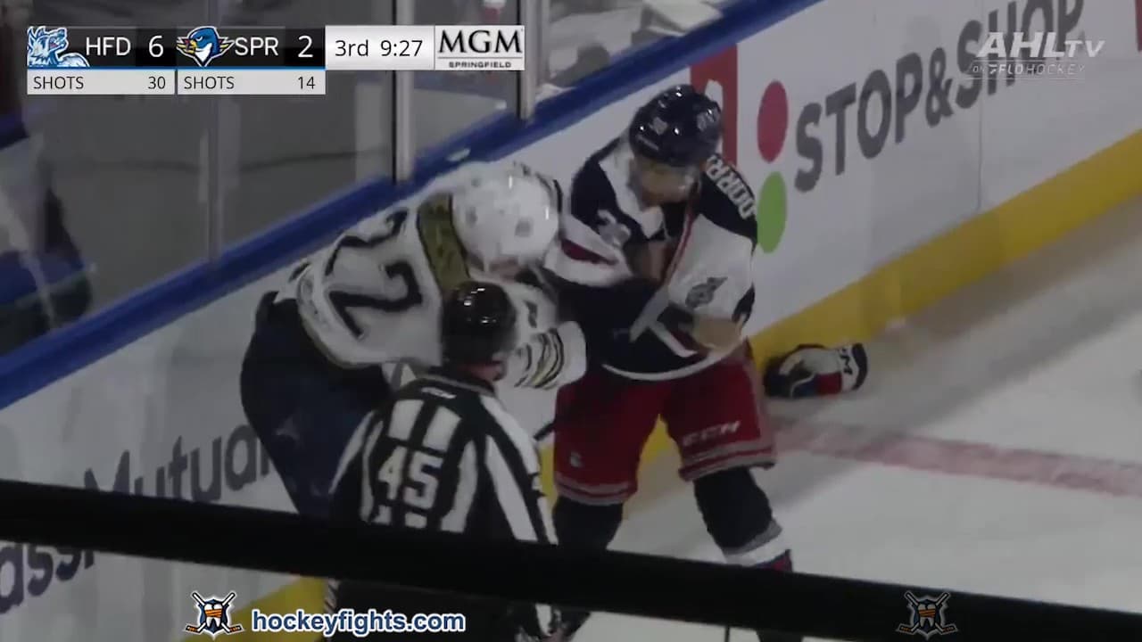 J. Dorrington (HFD) vs. D. Peterson (SPR)