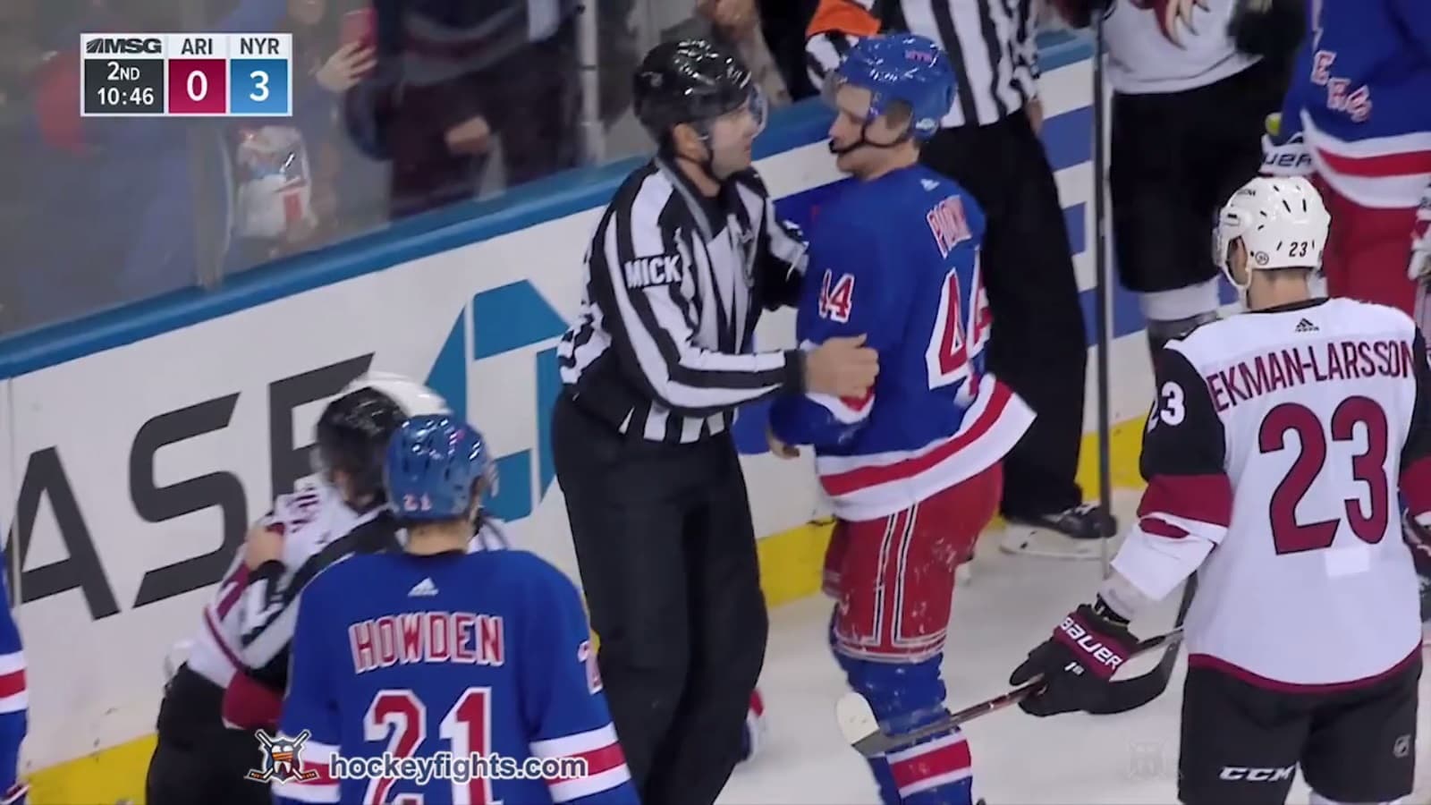 C. Fischer (ARI) vs. N. Pionk (NYR)