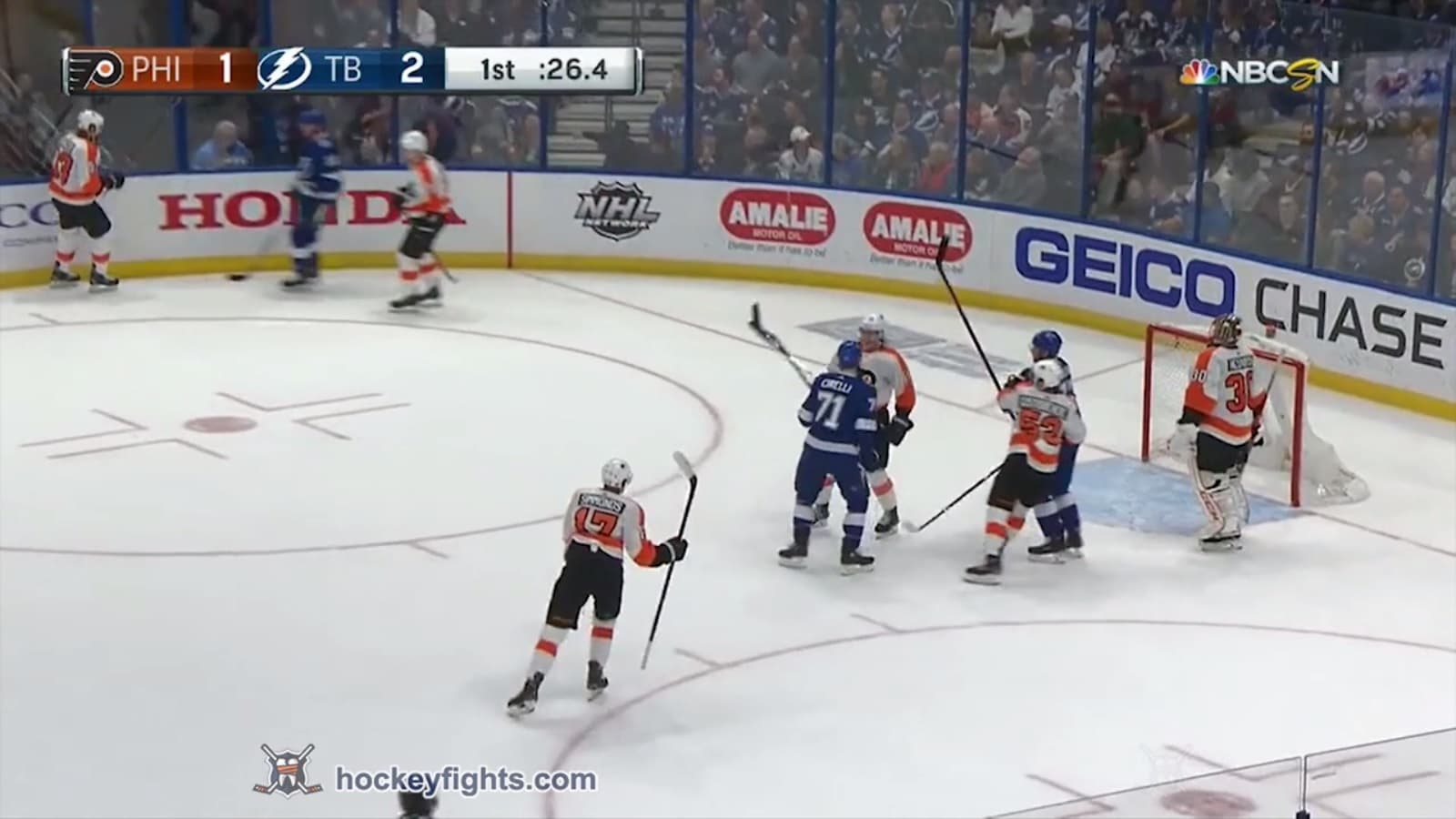 N. Patrick (PHI) vs. A. Cirelli (TBL)