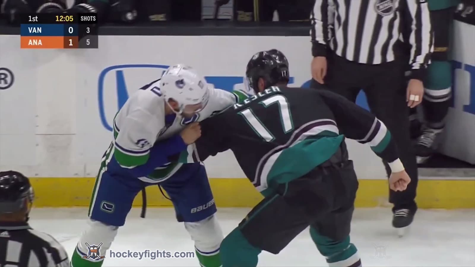 J. Leivo (VAN) vs. R. Kesler (ANA)