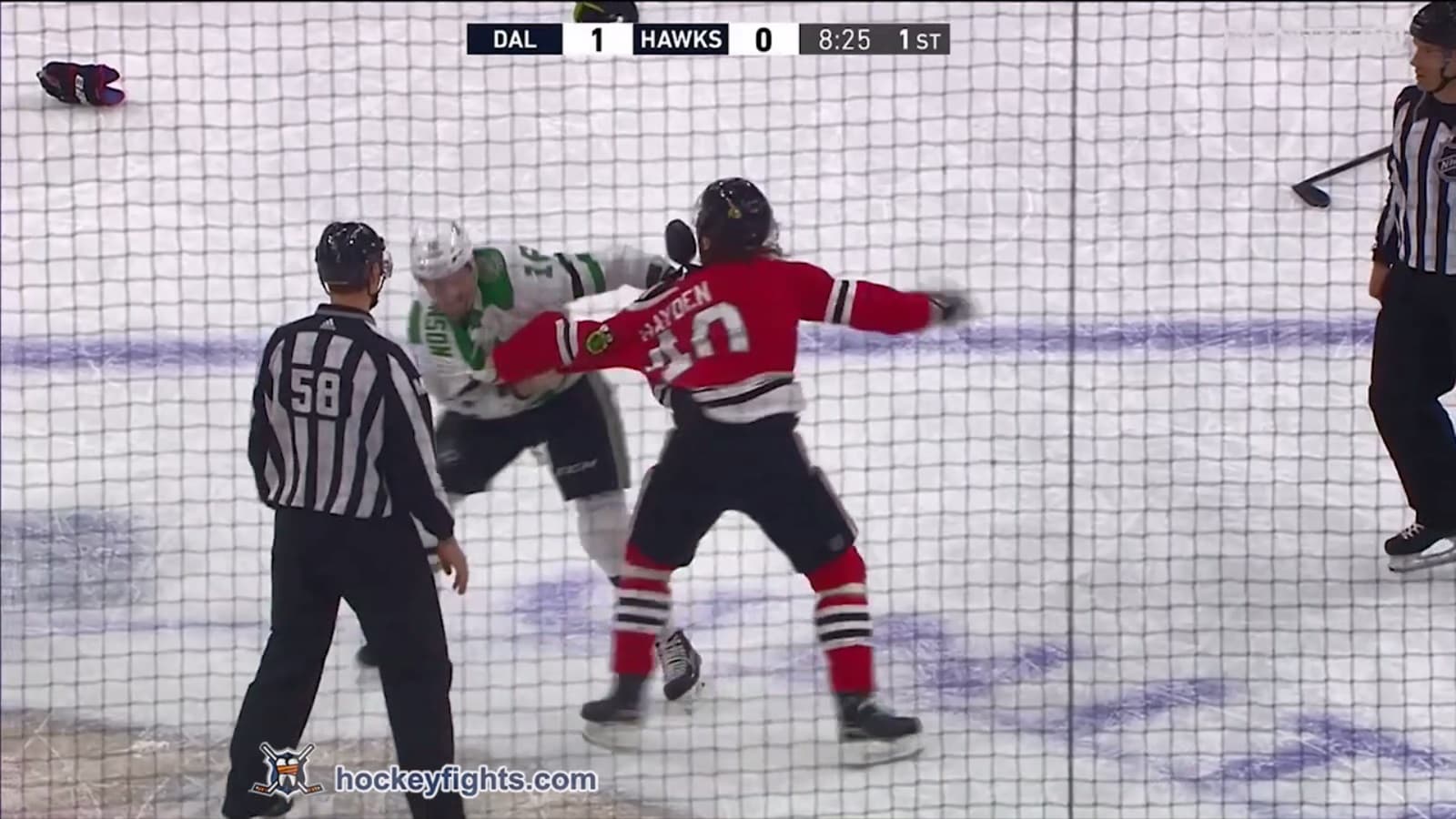 J. Dickinson (DAL) vs. J. Hayden (CHI)