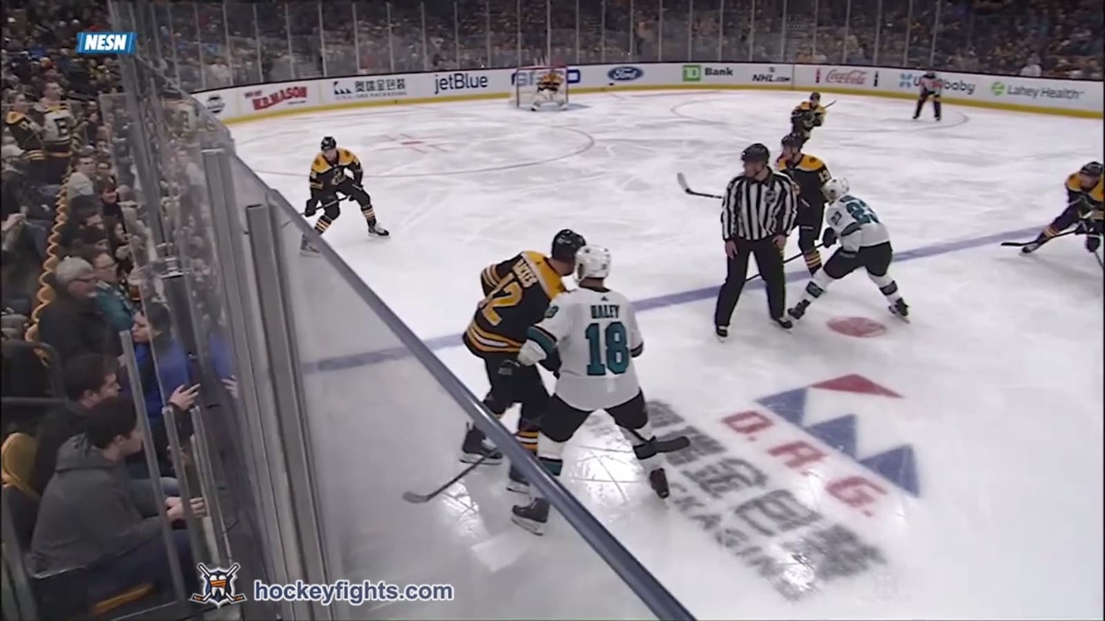 M. Haley (SJS) vs. D. Backes (BOS)