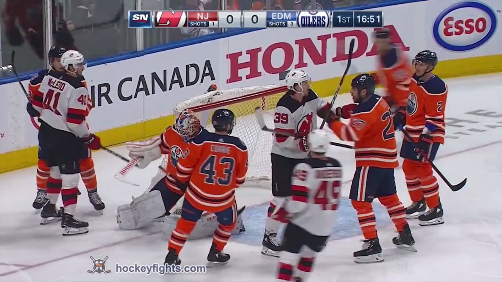 K. Gabriel (NJD) vs. M. Lucic (EDM)