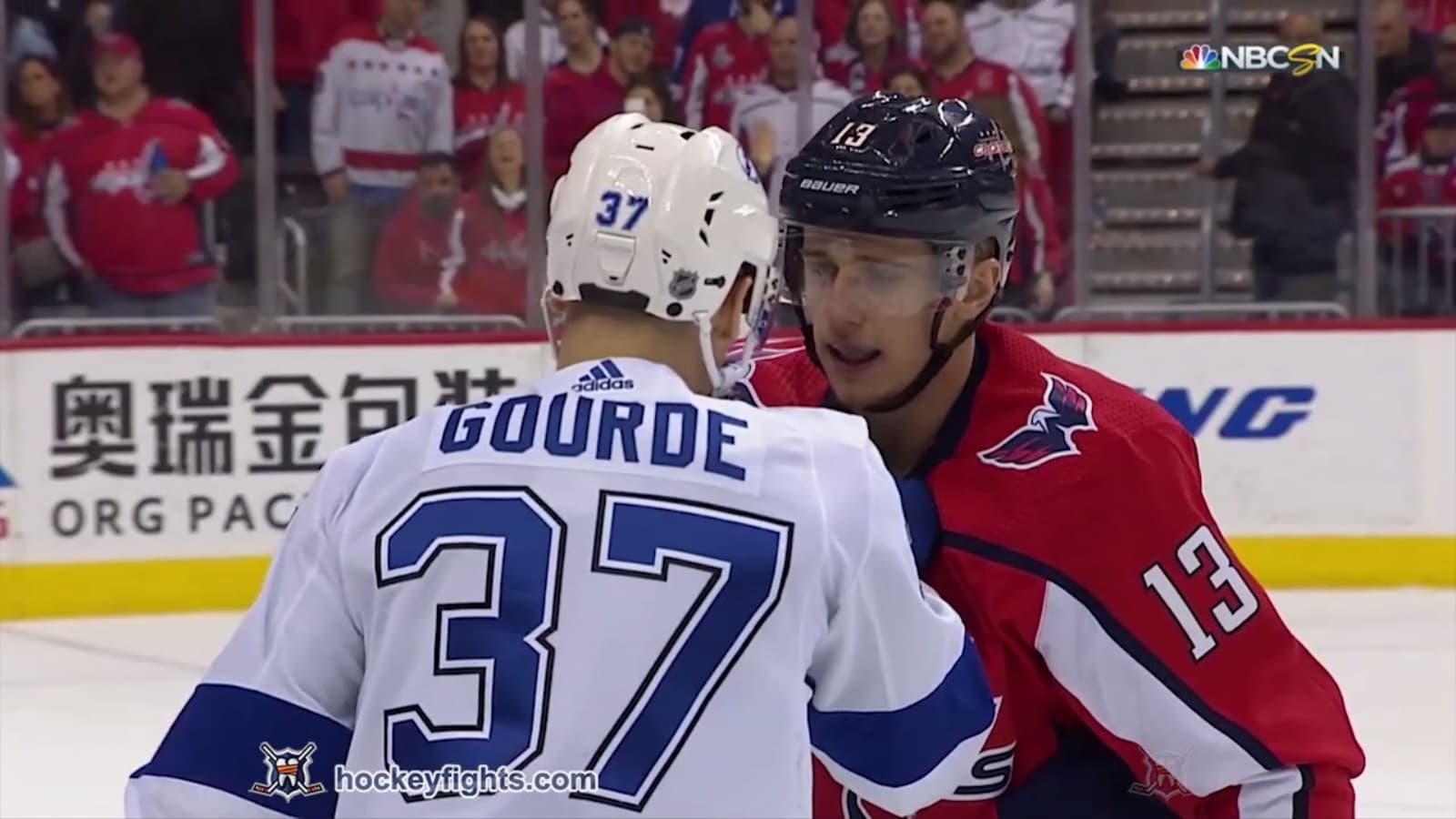 Y. Gourde (TBL) vs. J. Vrana (WSH)