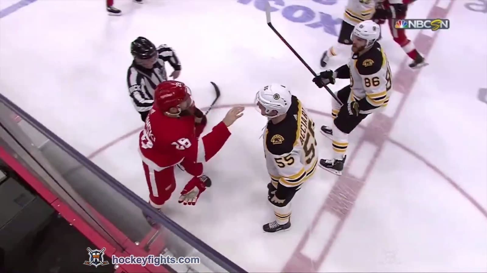 N. Acciari (BOS) vs. L. Witkowski (DET)