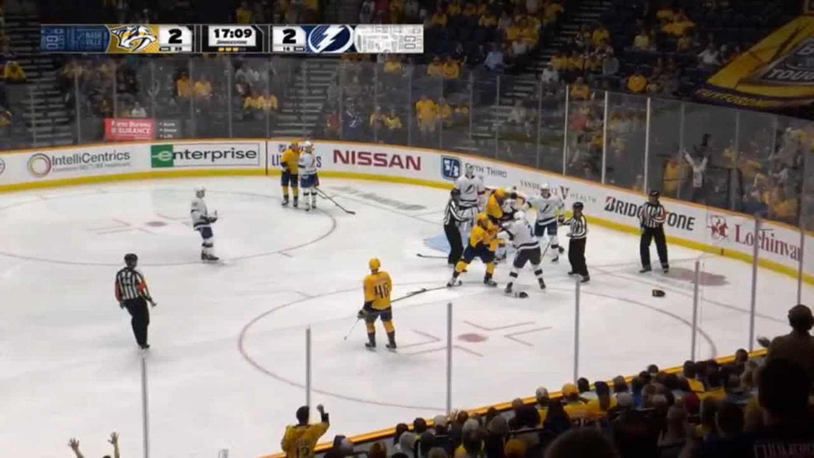 L. Schenn (TBL) vs. L. Craggs (NSH)