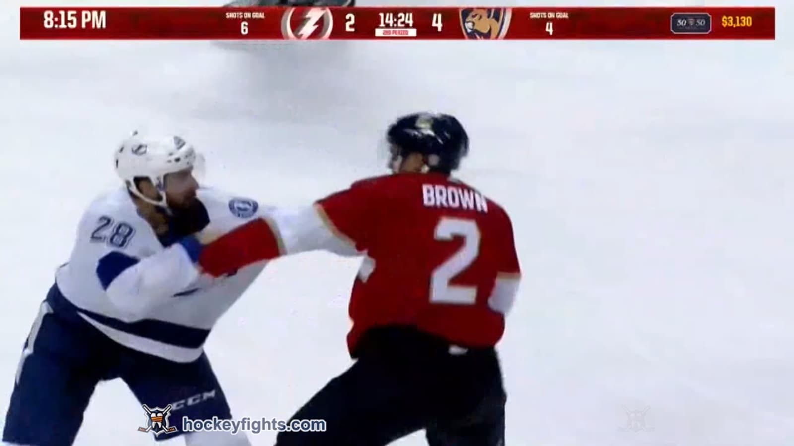L. Witkowski (TBL) vs. J. Brown (FLA)