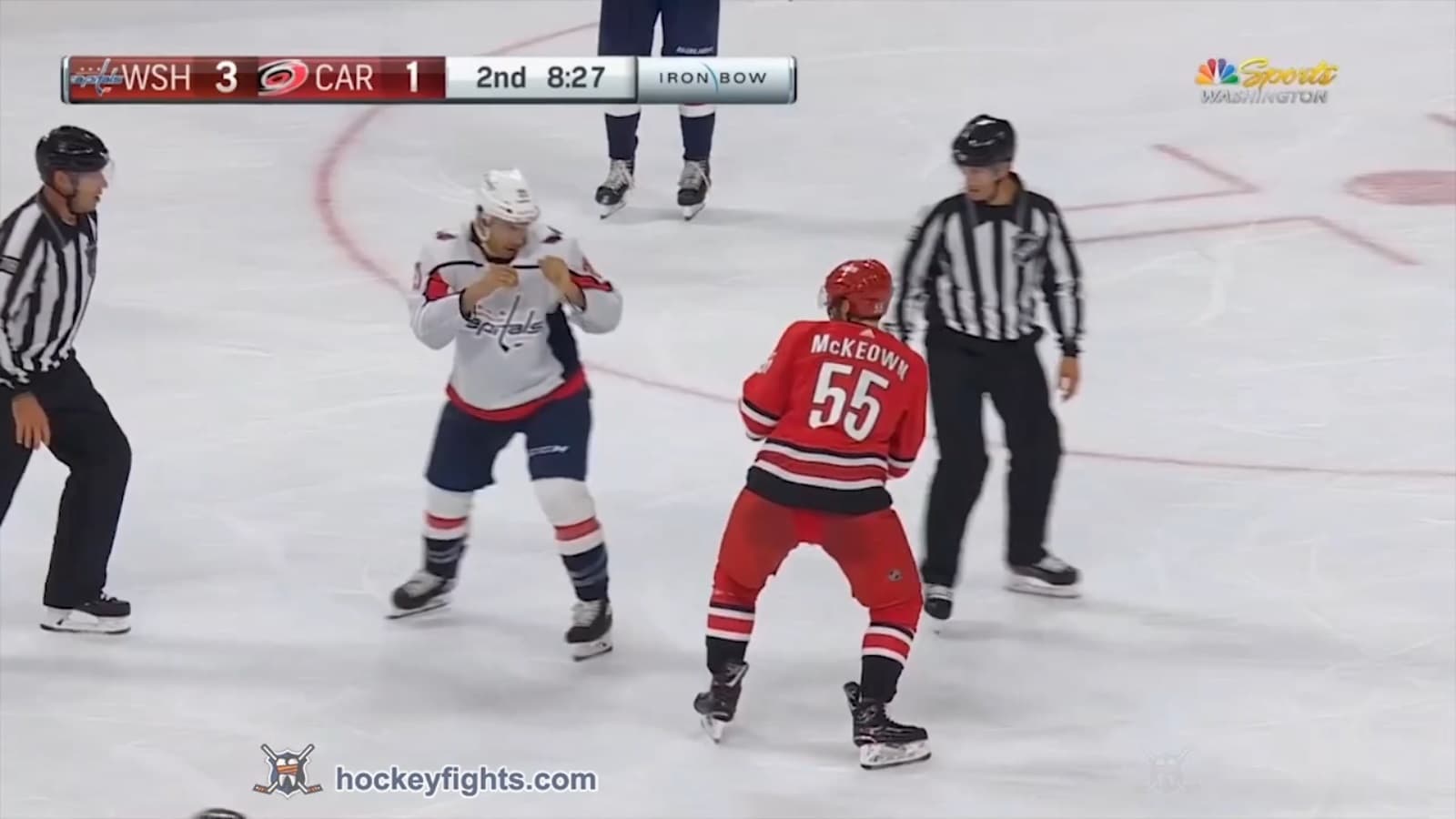 G. Hathaway (WSH) vs. R. McKeown (CAR)