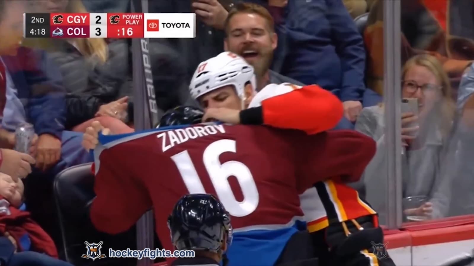 M. Lucic (CGY) vs. N. Zadorov (COL)