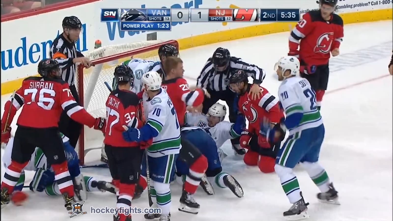 B. Sutter (VAN) vs. M. Mueller (NJD)