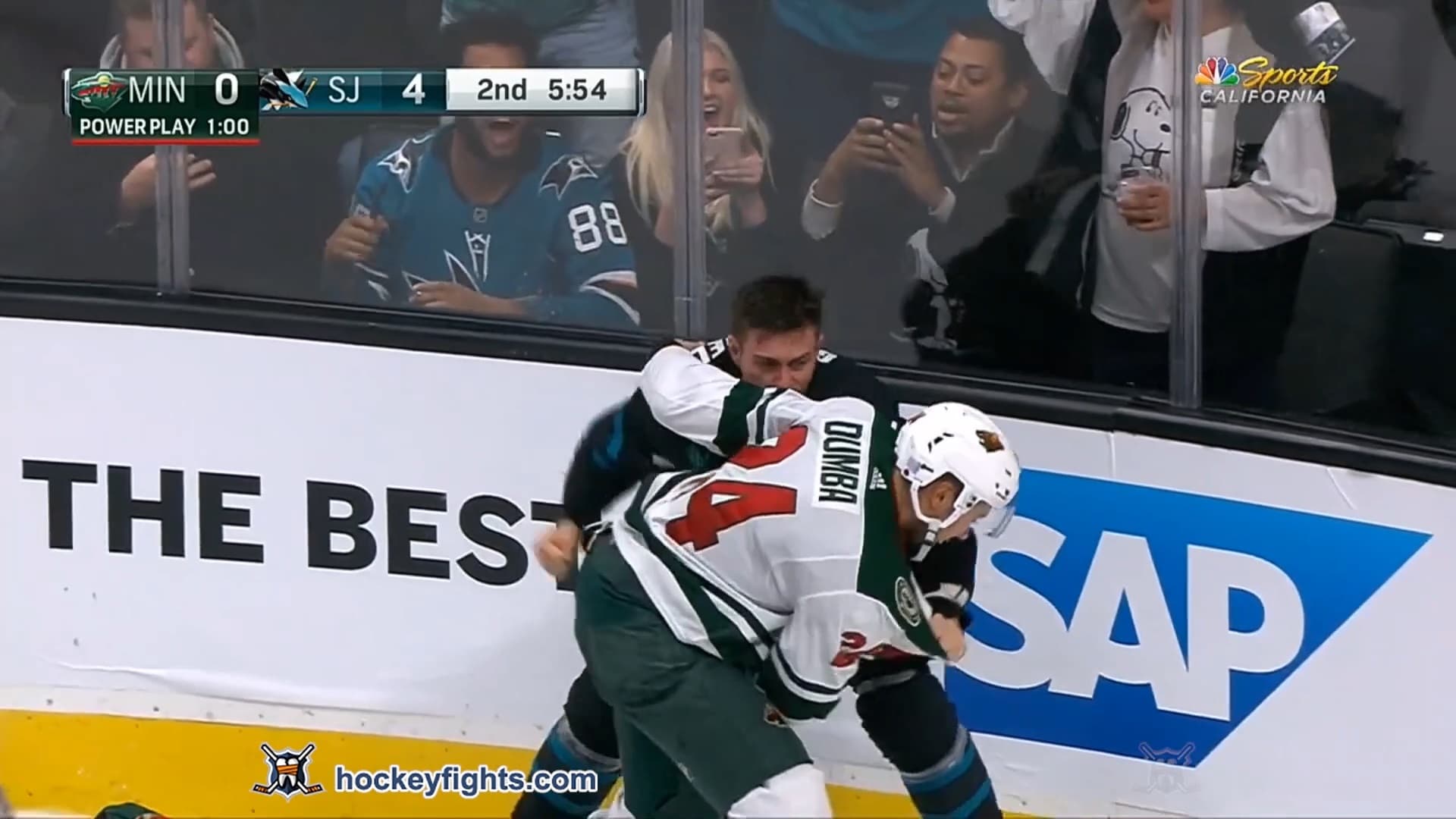 M. Dumba (MIN) vs. D. Gambrell (SJS)