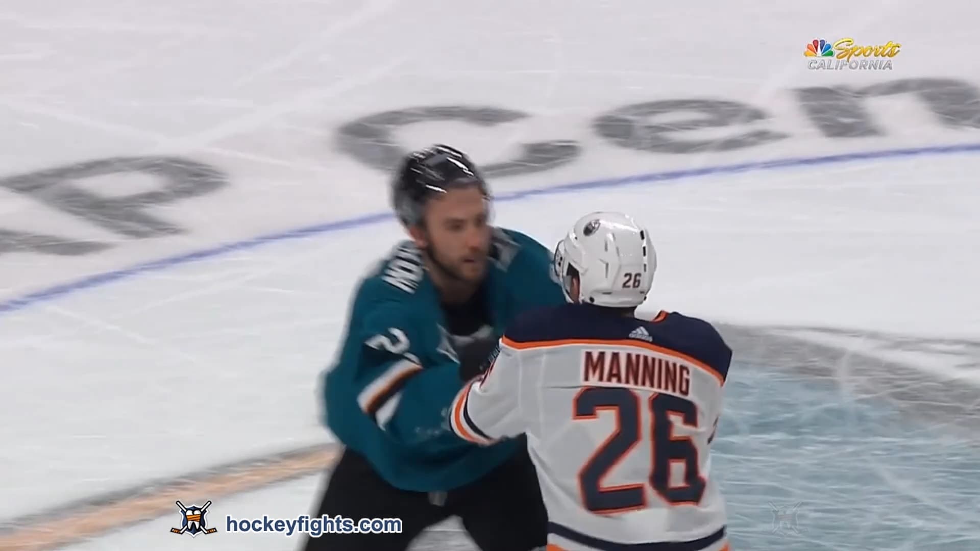 B. Manning (EDM) vs. B. Goodrow (SJS)