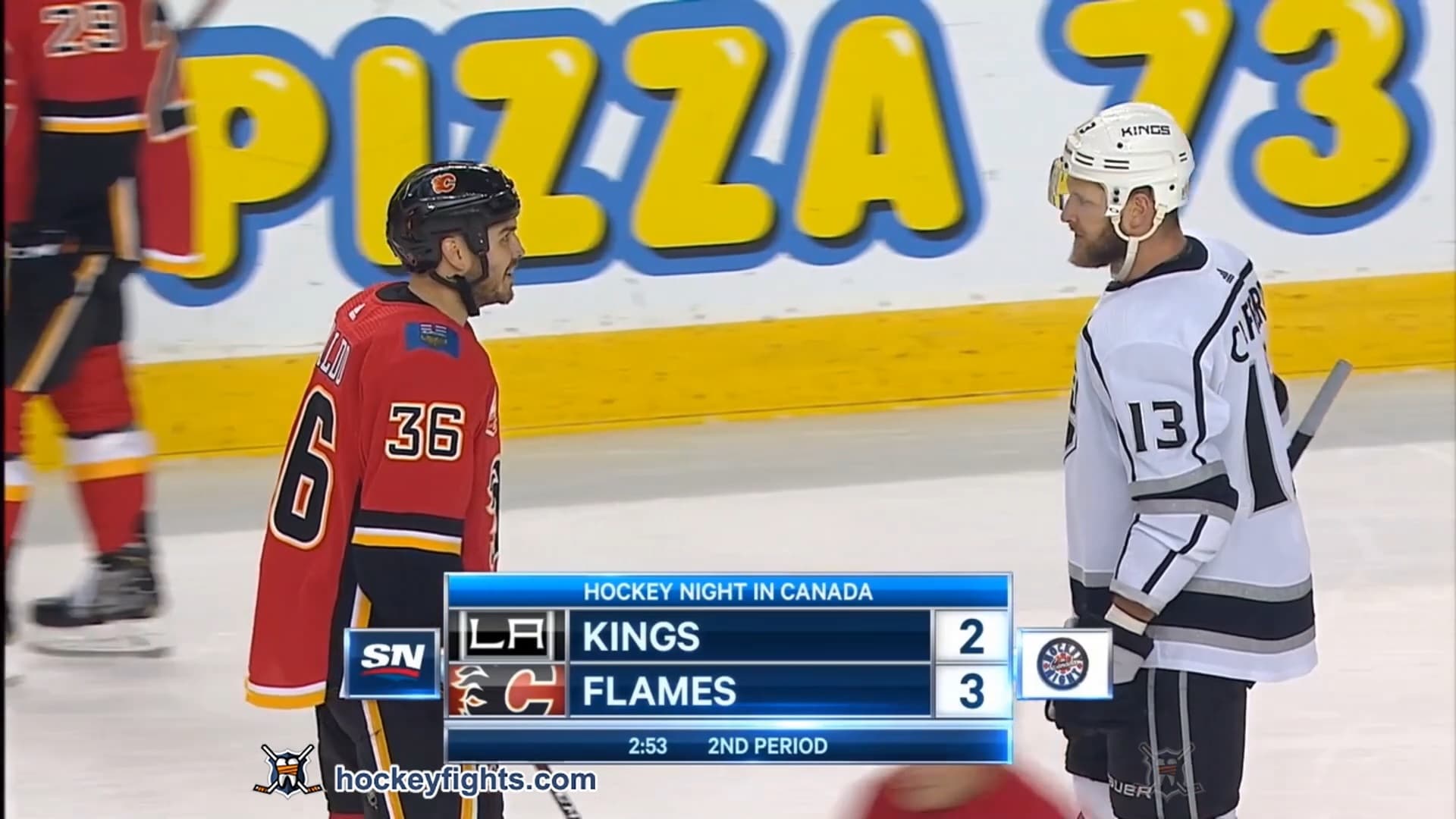 K. Clifford (LAK) vs. Z. Rinaldo (CGY)