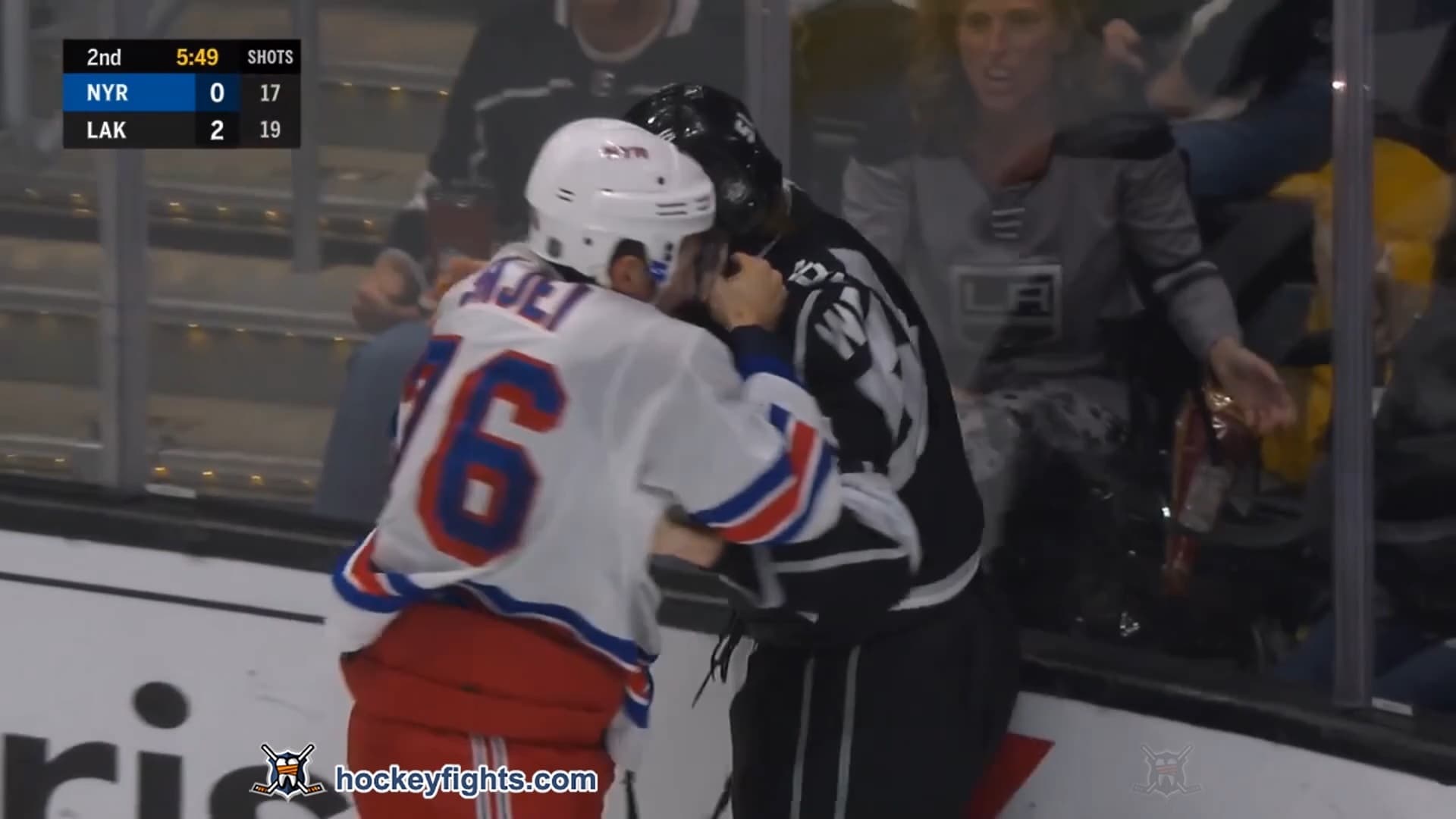 B. Skjei (NYR) vs. A. Wagner (LAK)