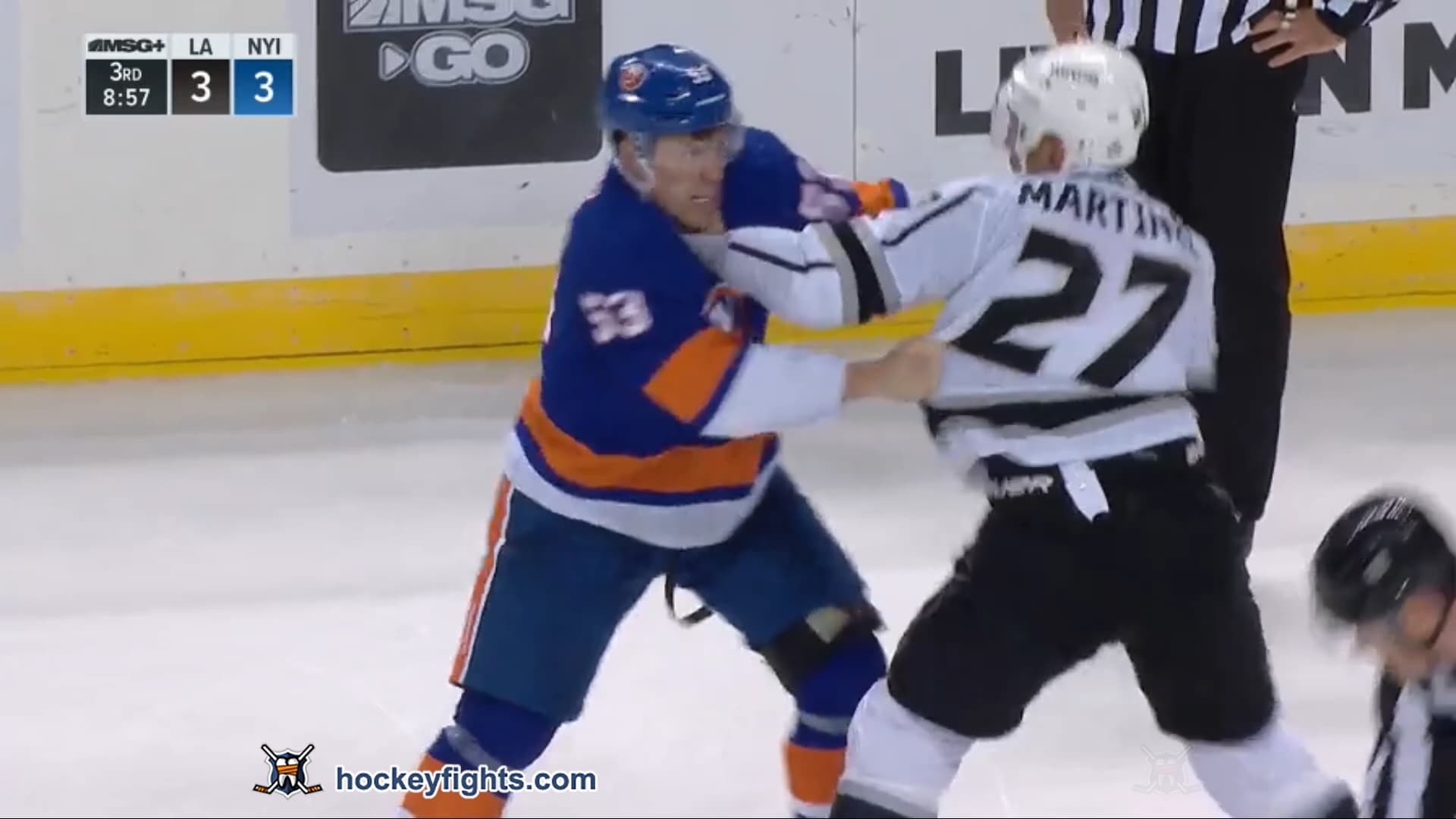 A. Martinez (LAK) vs. C. Cizikas (NYI)