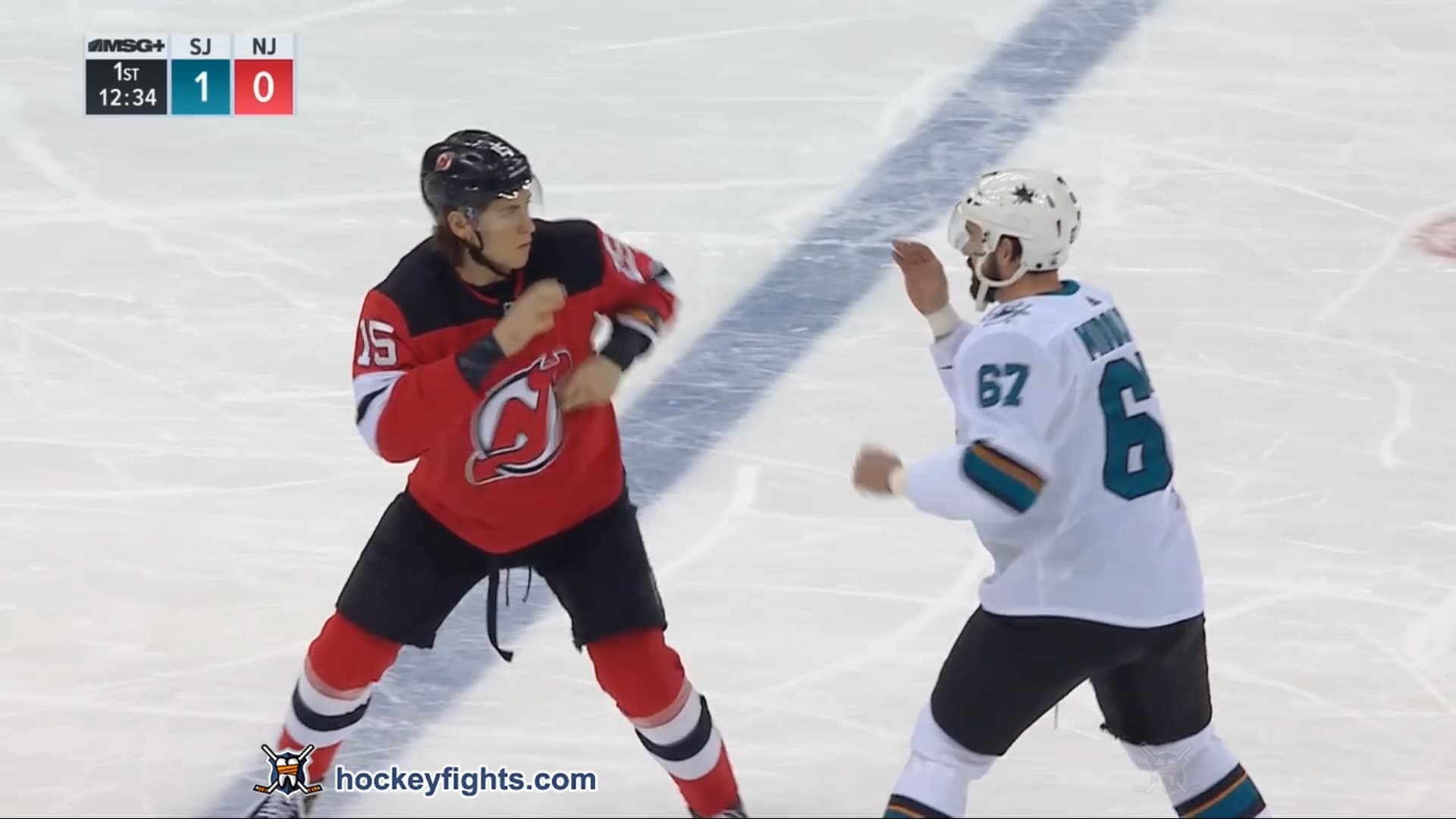 J. Middleton (SJS) vs. J. Hayden (NJD)