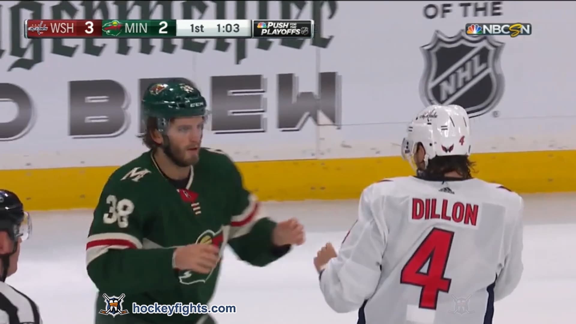 B. Dillon (WSH) vs. R. Hartman (MIN)