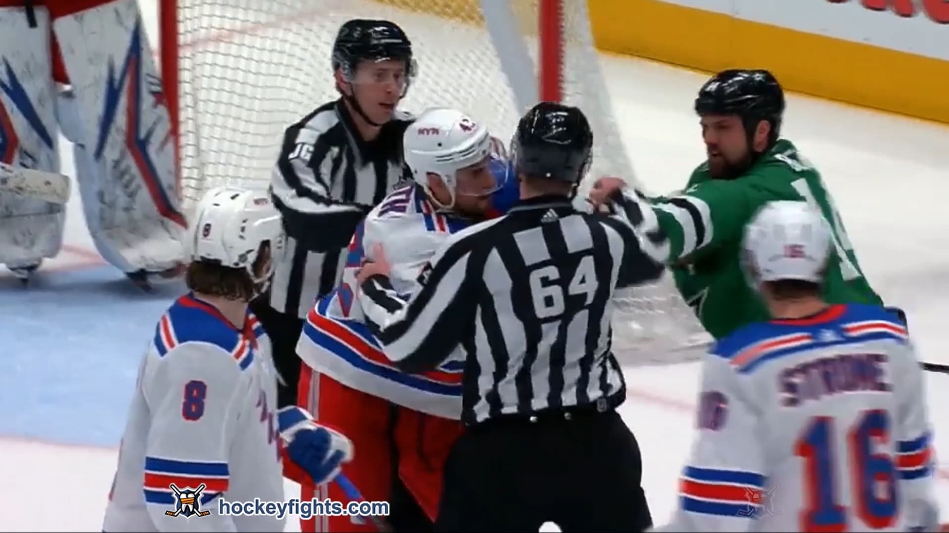 B. Smith (NYR) vs. J. Benn (DAL)