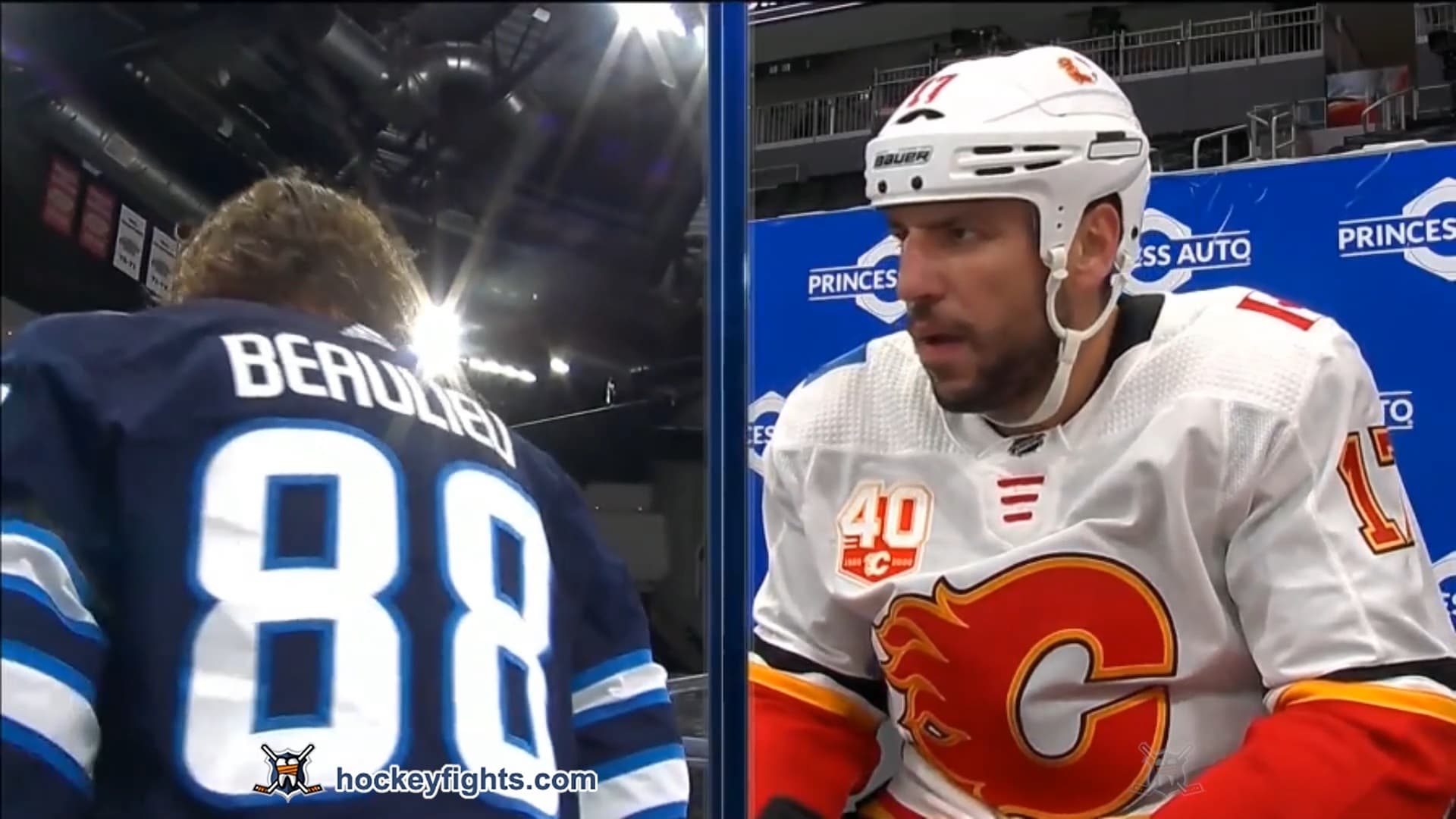 M. Lucic (CGY) vs. N. Beaulieu (WPG)