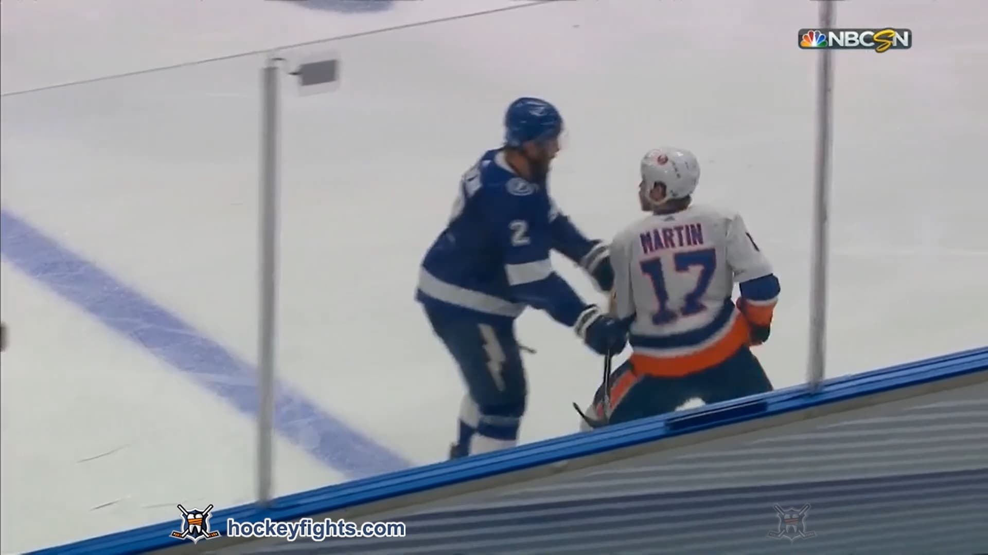 M. Martin (NYI) vs. L. Schenn (TBL)
