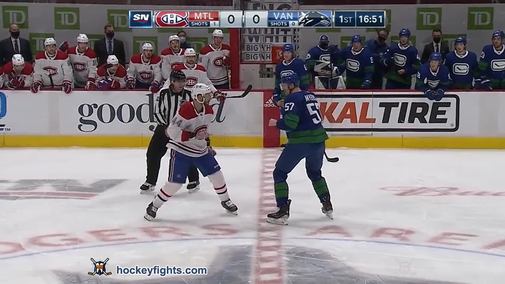 J. Edmundson (MTL) vs. T. Myers (VAN)