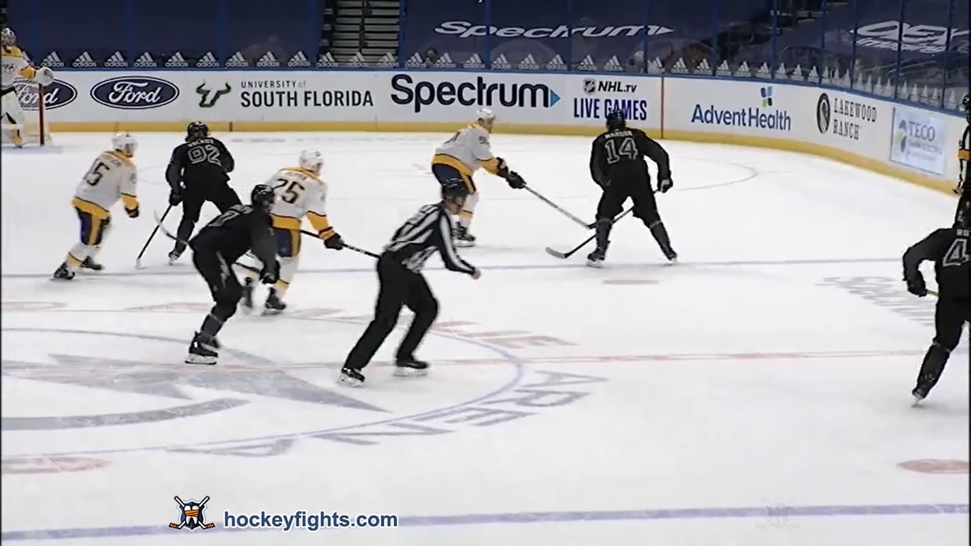 M. Borowiecki (NSH) vs. P. Maroon (TBL)