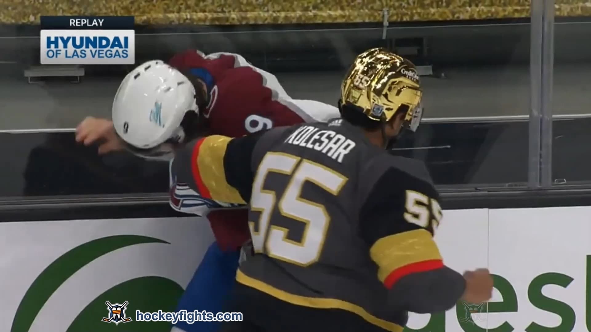 D. Gilbert (COL) vs. K. Kolesar (VGK)