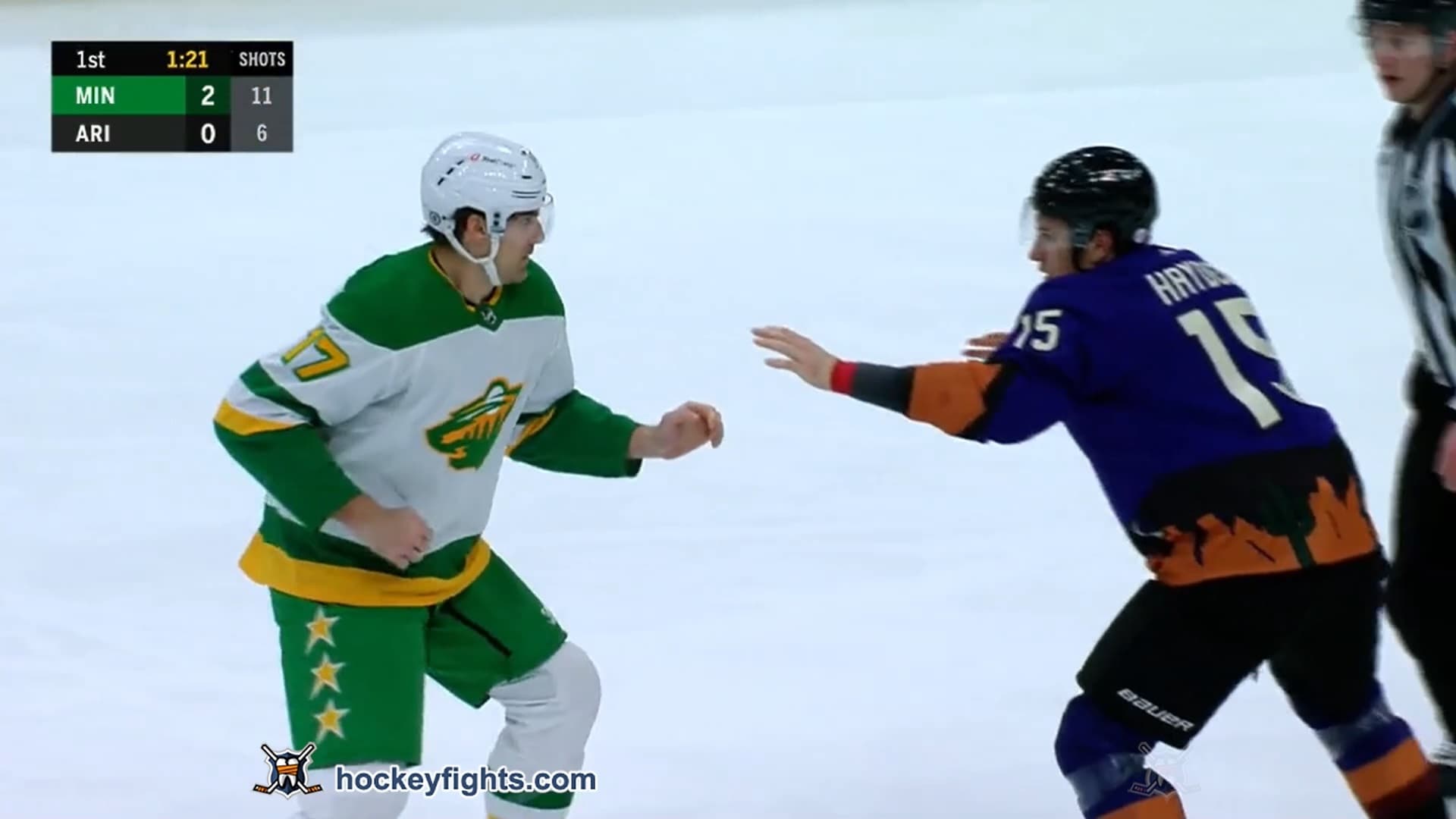 M. Foligno (MIN) vs. J. Hayden (ARI)