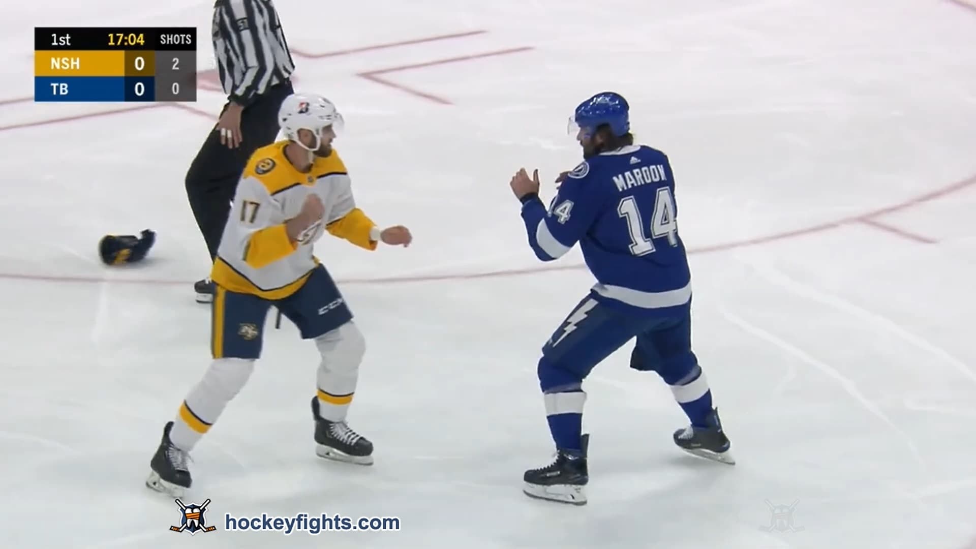 B. Harpur (NSH) vs. P. Maroon (TBL)