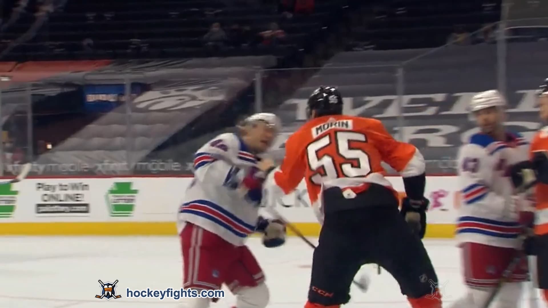 B. Lemieux (NYR) vs. S. Morin (PHI)