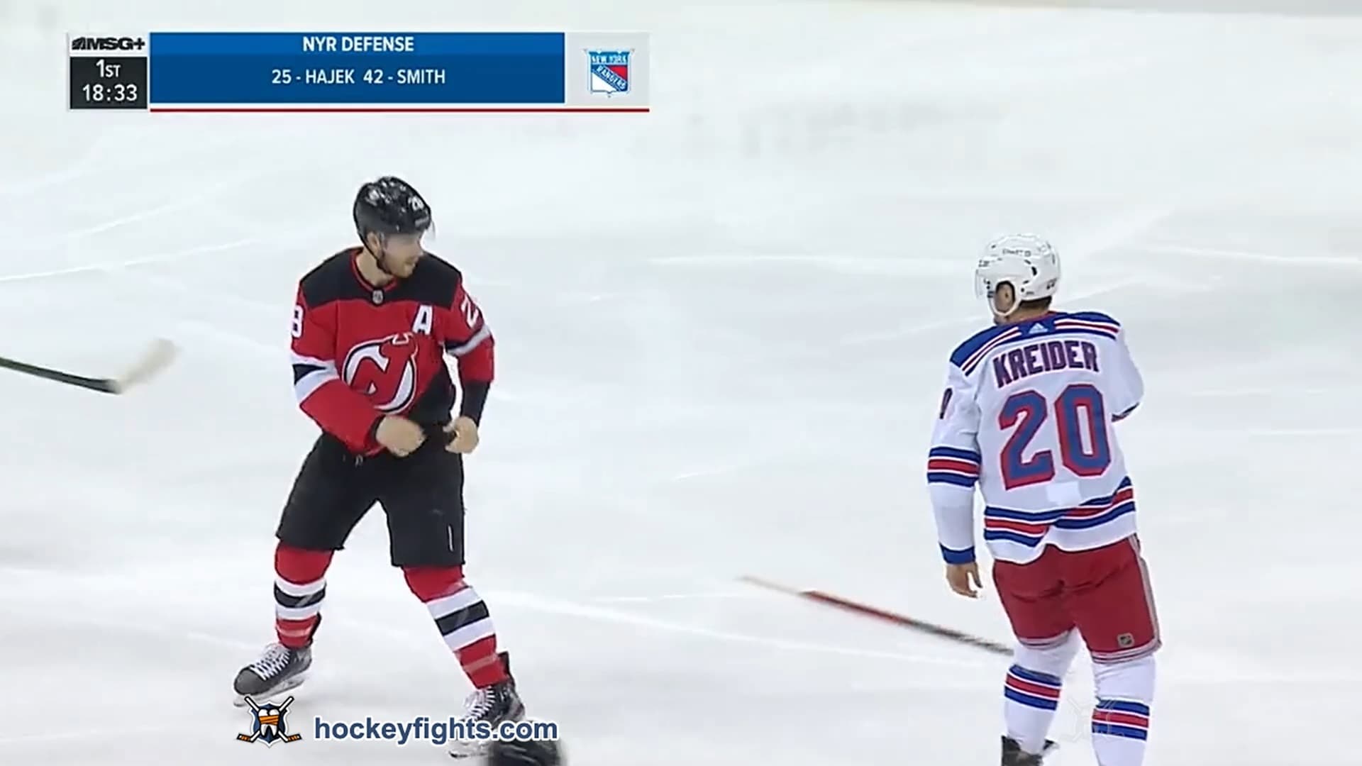 C. Kreider (NYR) vs. D. Severson (NJD)