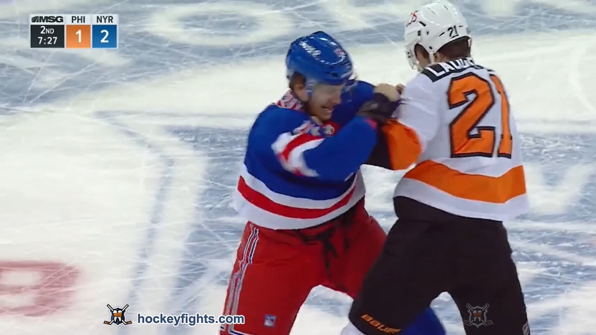 S. Laughton (PHI) vs. K. Rooney (NYR)