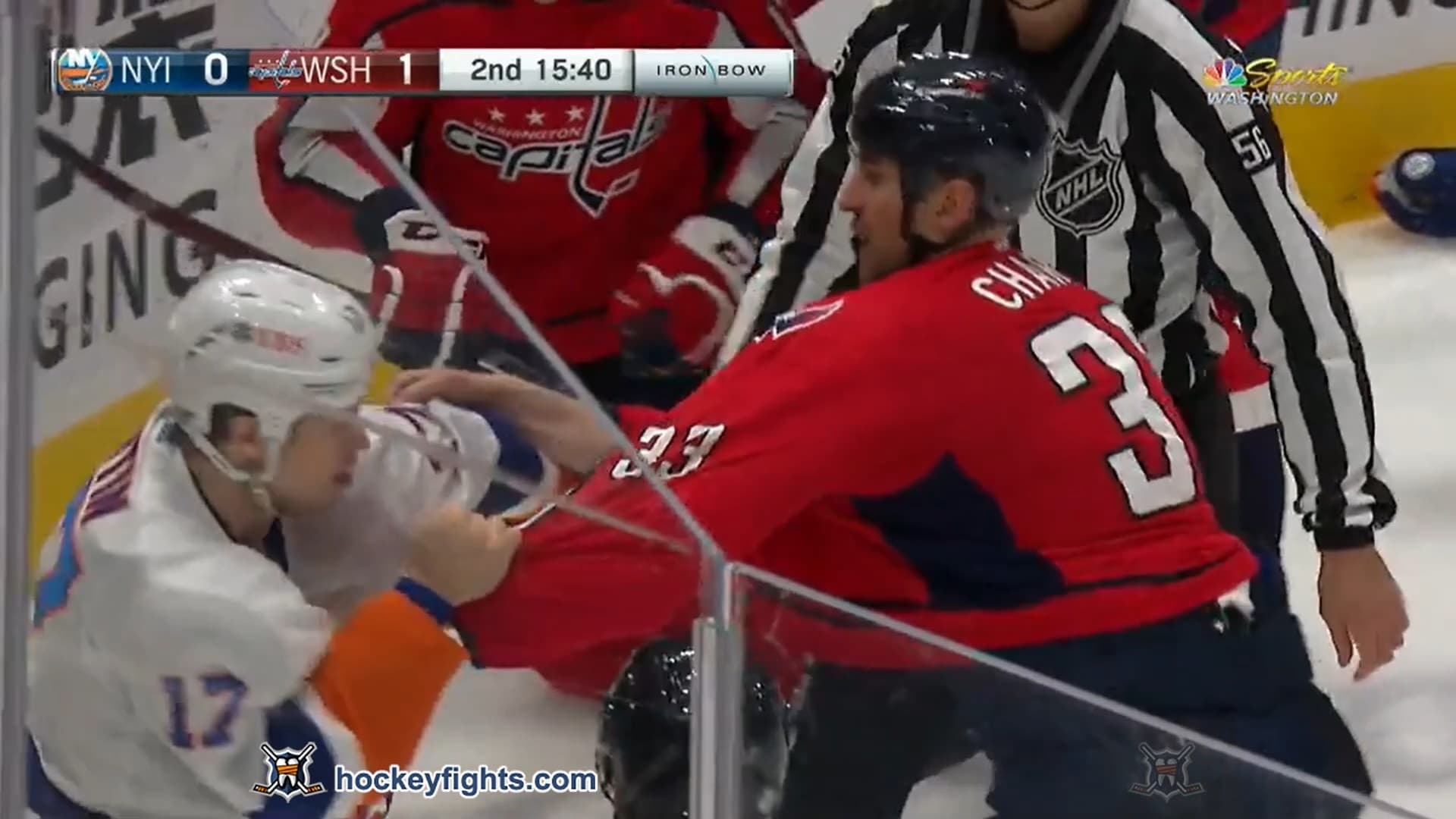 M. Martin (NYI) vs. Z. Chara (WSH)