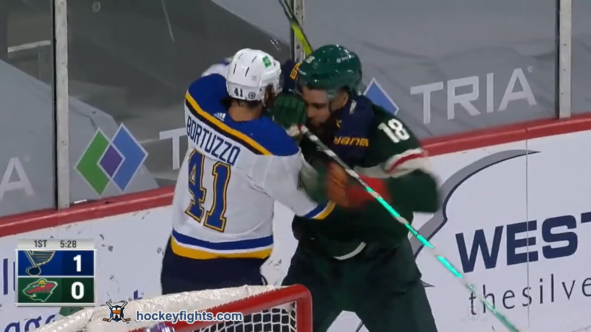 R. Bortuzzo (STL) vs. J. Greenway (MIN)