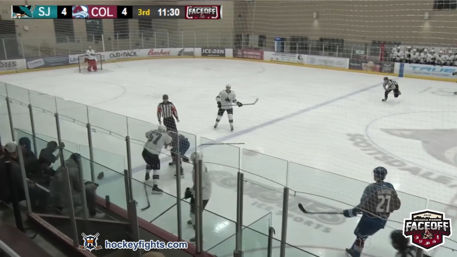 A. Raska (SJS) vs. C. Burke (COL)