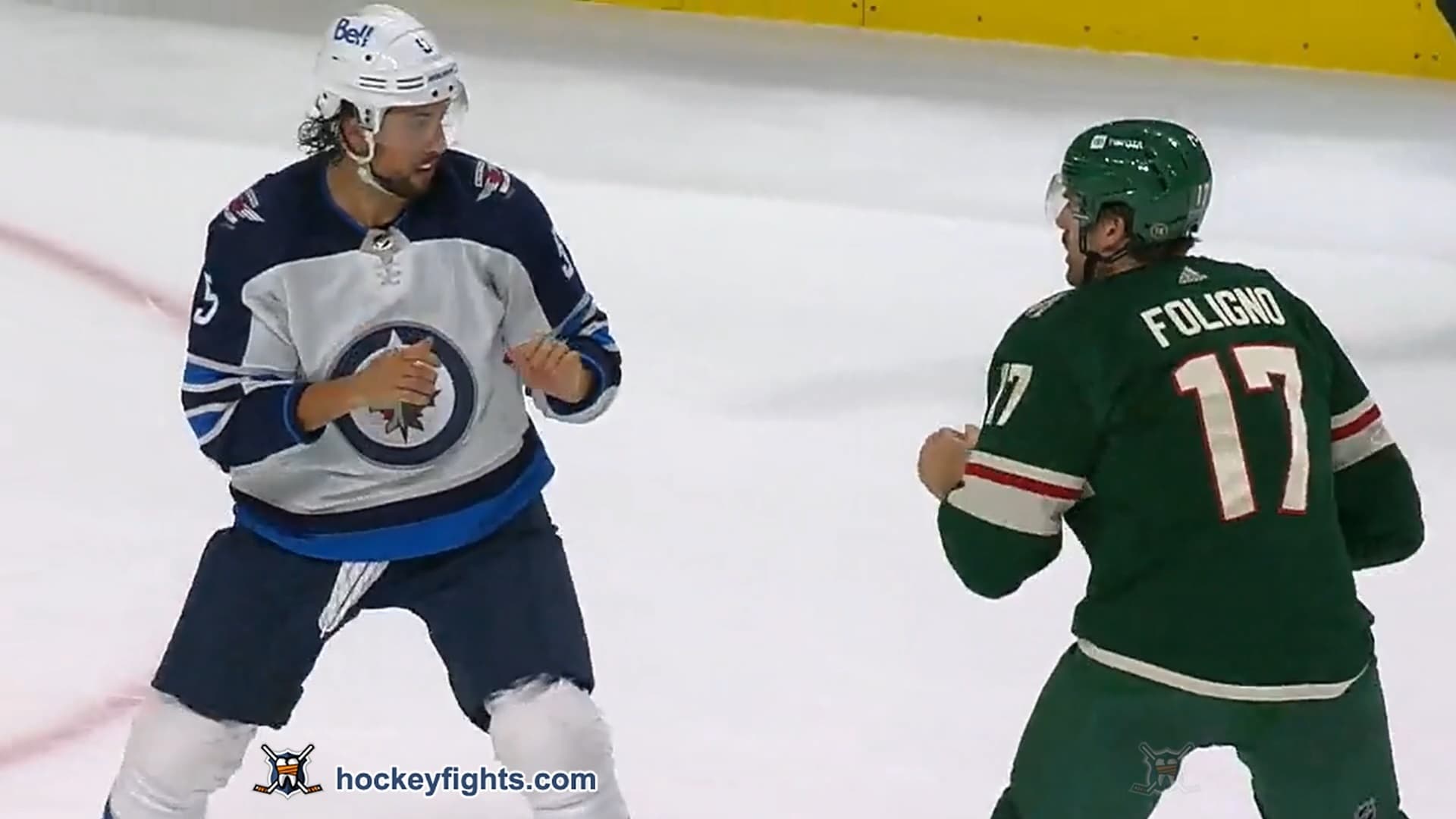 B. Dillon (WPG) vs. M. Foligno (MIN)