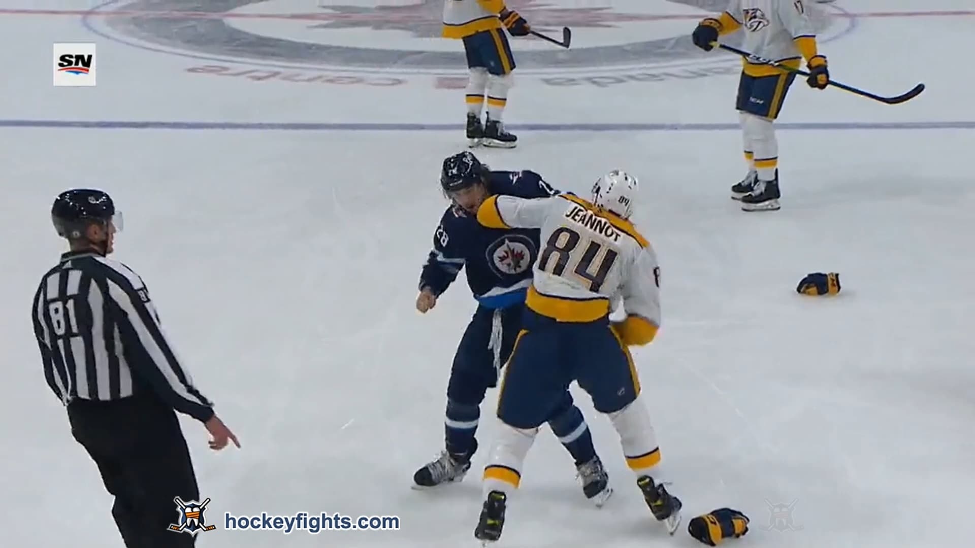 T. Jeannot (NSH) vs. N. Beaulieu (WPG)