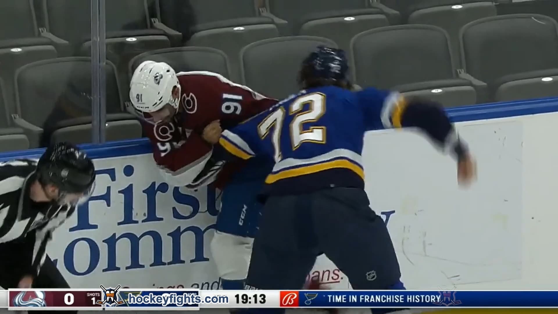 N. Kadri (COL) vs. J. Faulk (STL)