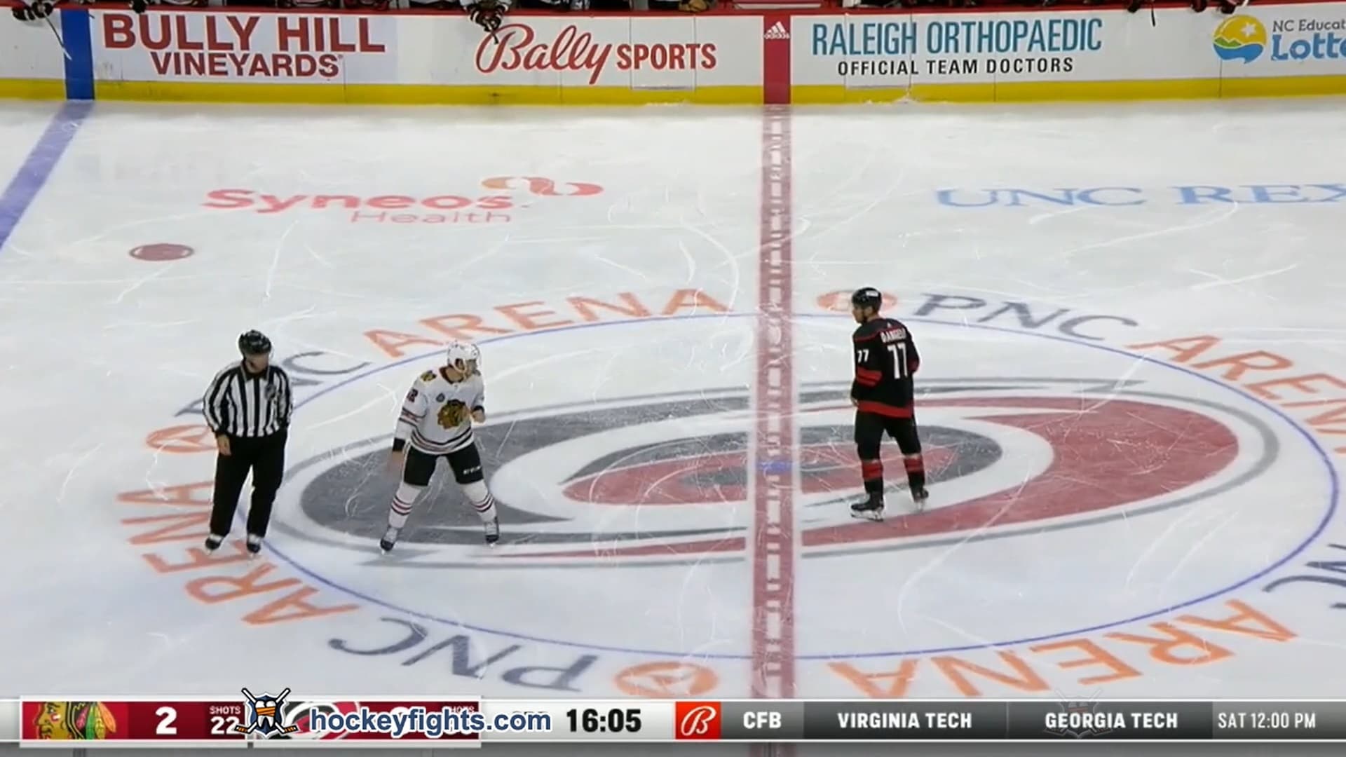 R. Johnson (CHI) vs. T. DeAngelo (CAR)