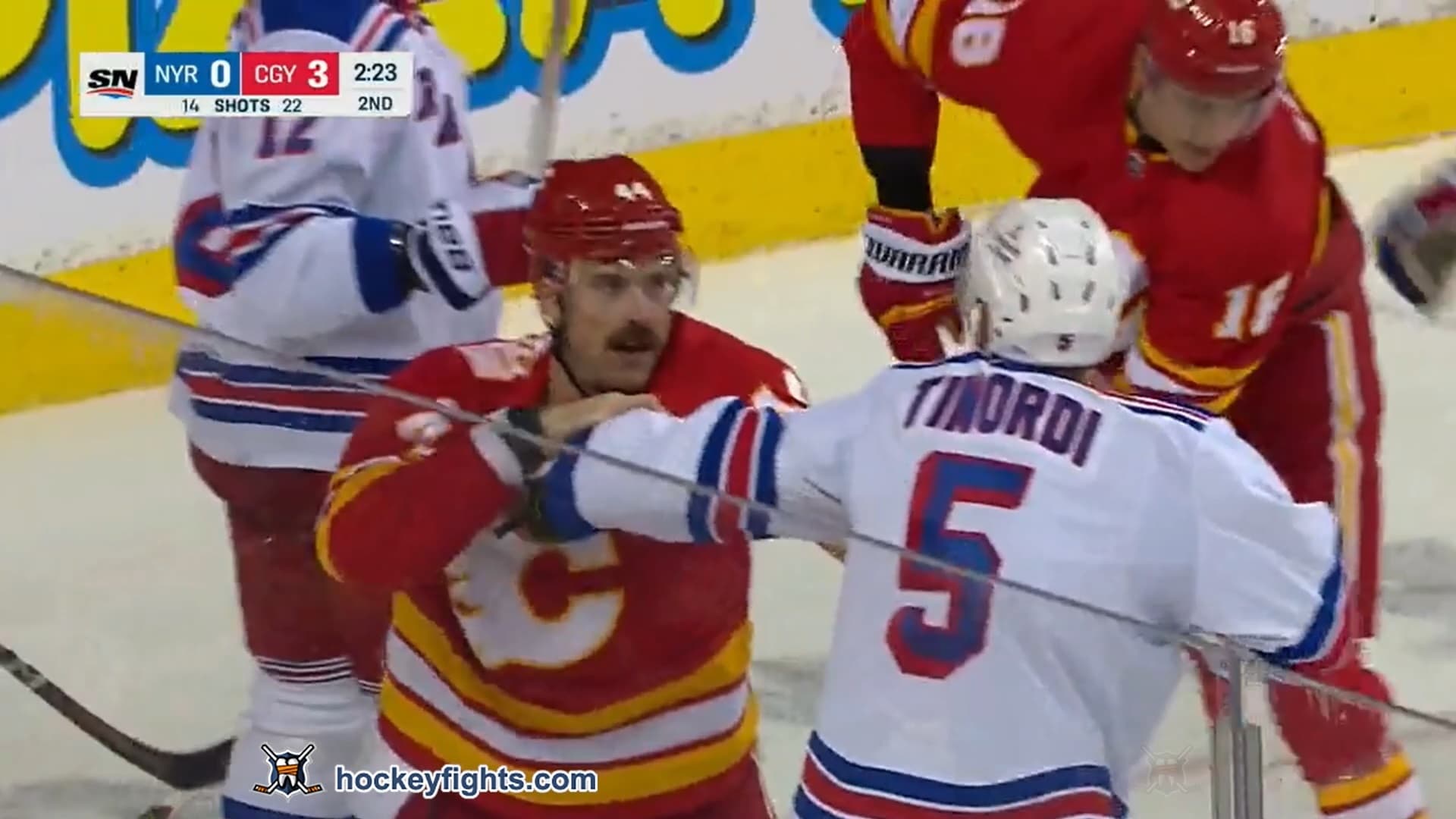 J. Tinordi (NYR) vs. E. Gudbranson (CGY)