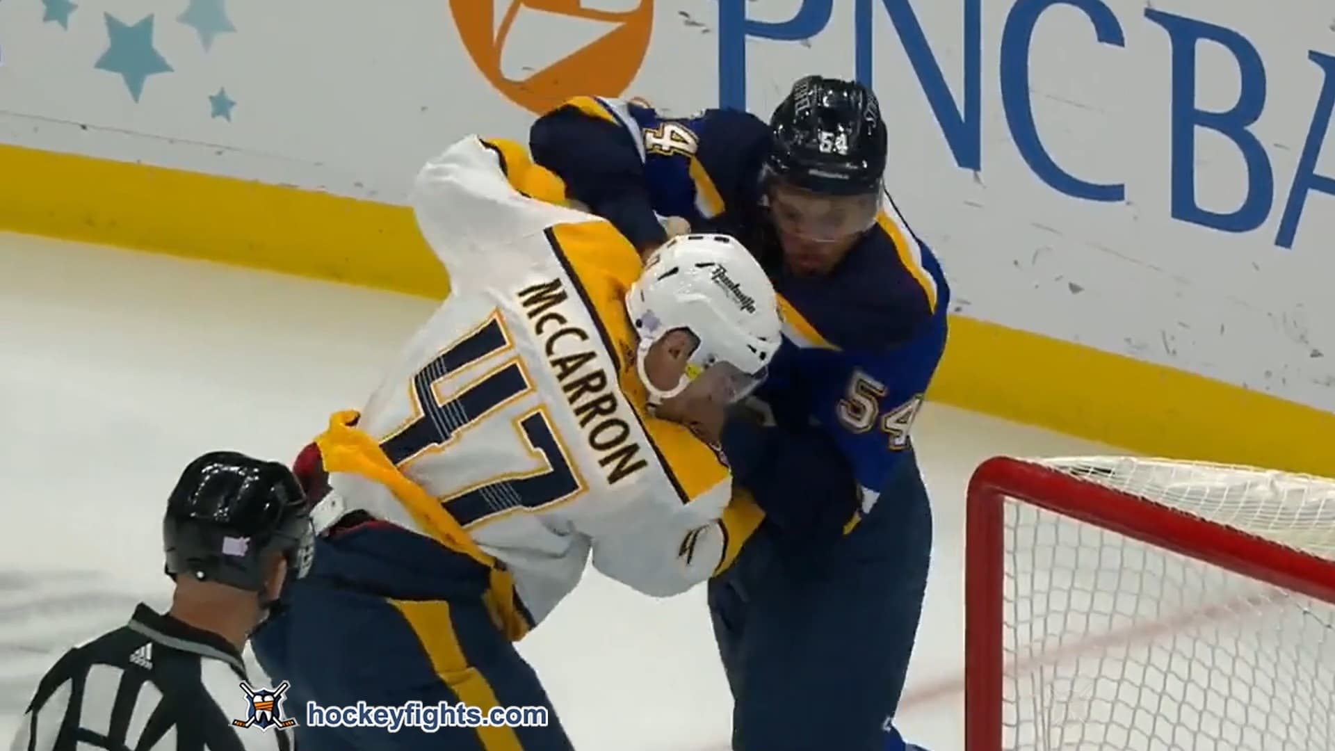 M. McCarron (NSH) vs. D. Joshua (STL)