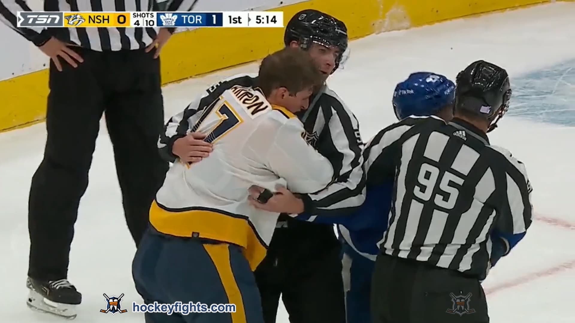 M. McCarron (NSH) vs. N. Ritchie (TOR)